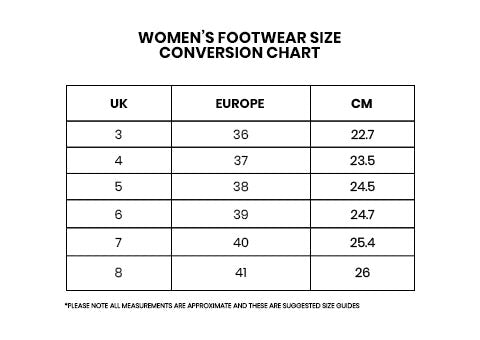 Women's Size Chart